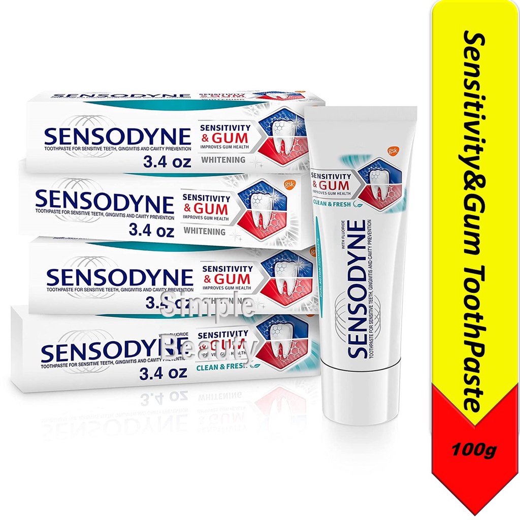 SENSODYNE Toothpaste Sensitivity and Gum, 2in1, Relieve Tooth