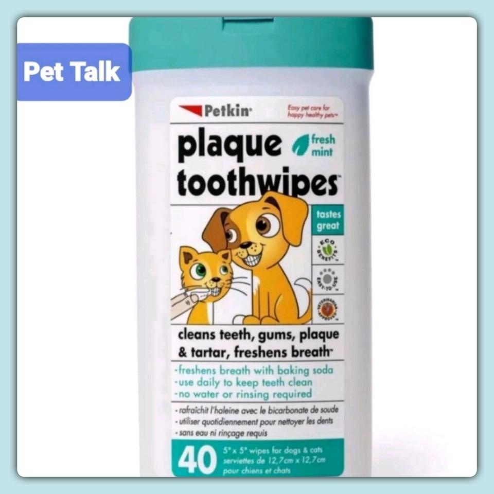 Petkin Plaque toothwipes 40pcs SKU53173 Shopee Singapore