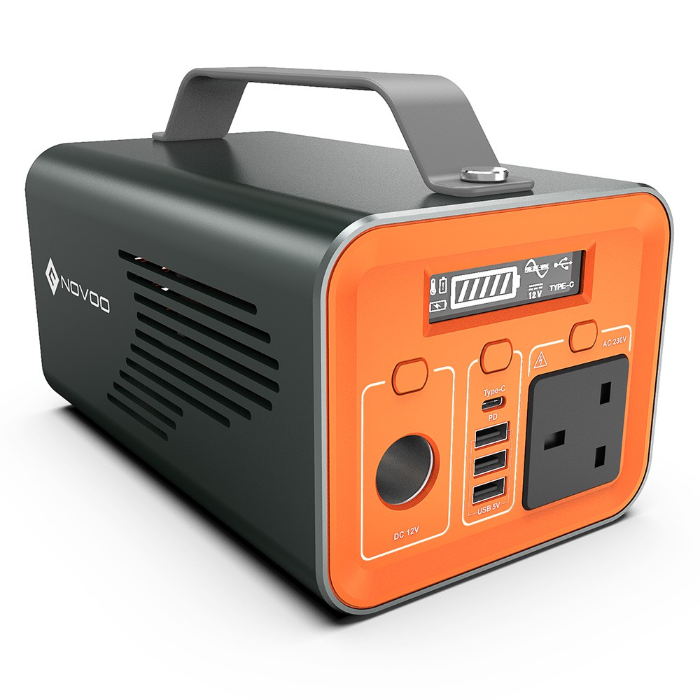 [NOVOO] 230Wh (62400mAh) Power Bank / Power Station with 200Watts AC