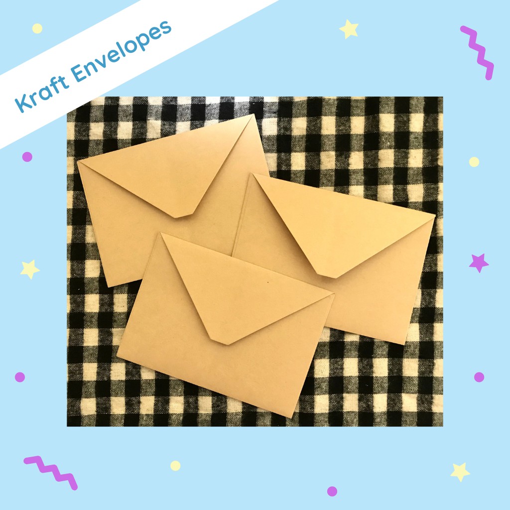 📬 Kraft brown paper envelopes 📬 Shopee Singapore