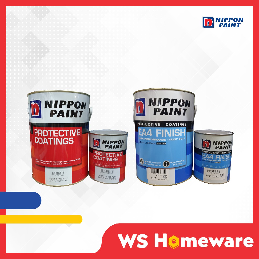 WS Nippon Paint Floor Paint Protective Coating EA4 Finish 5 Liter