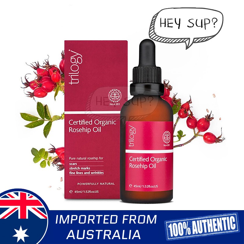Trilogy Certified Organic Rosehip Oil 45ml/1.52oz Shopee Singapore