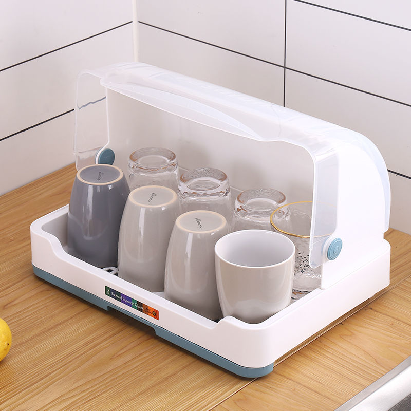 Plastic cup holder thickened drip dustproof shelf creative household