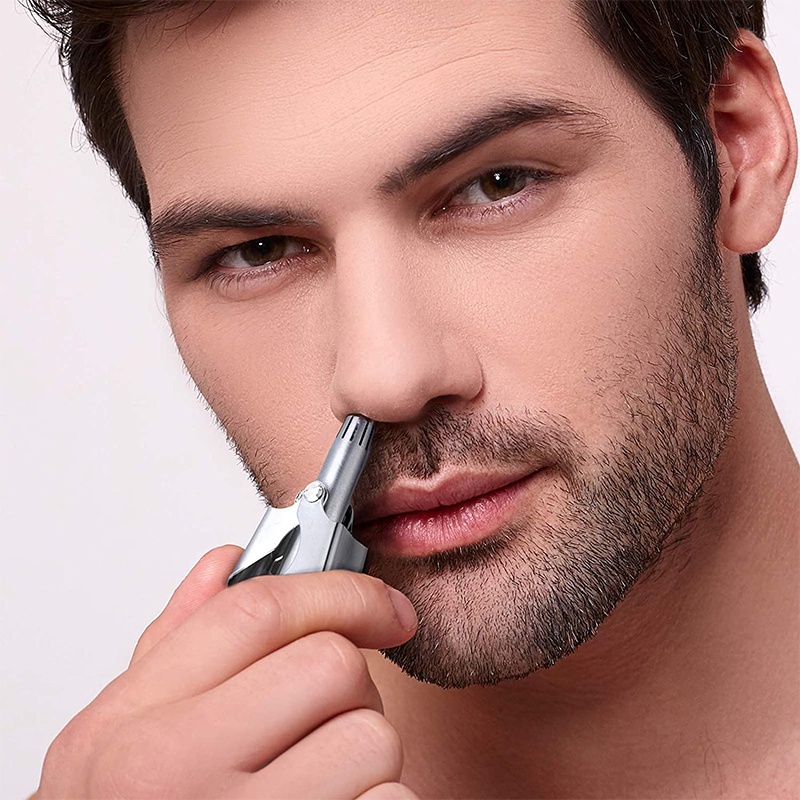 Portable Nose Trimmer For Men Stainless Manual Trimmer For Nose