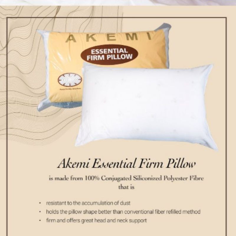 Akemi Essential Firm Pillow mweosmalay