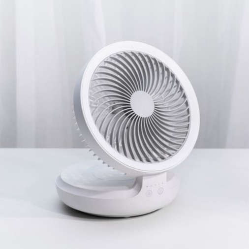 【SG Seller】Edon Oscillating Foldable Portable Fan LED Light Desk/Stand