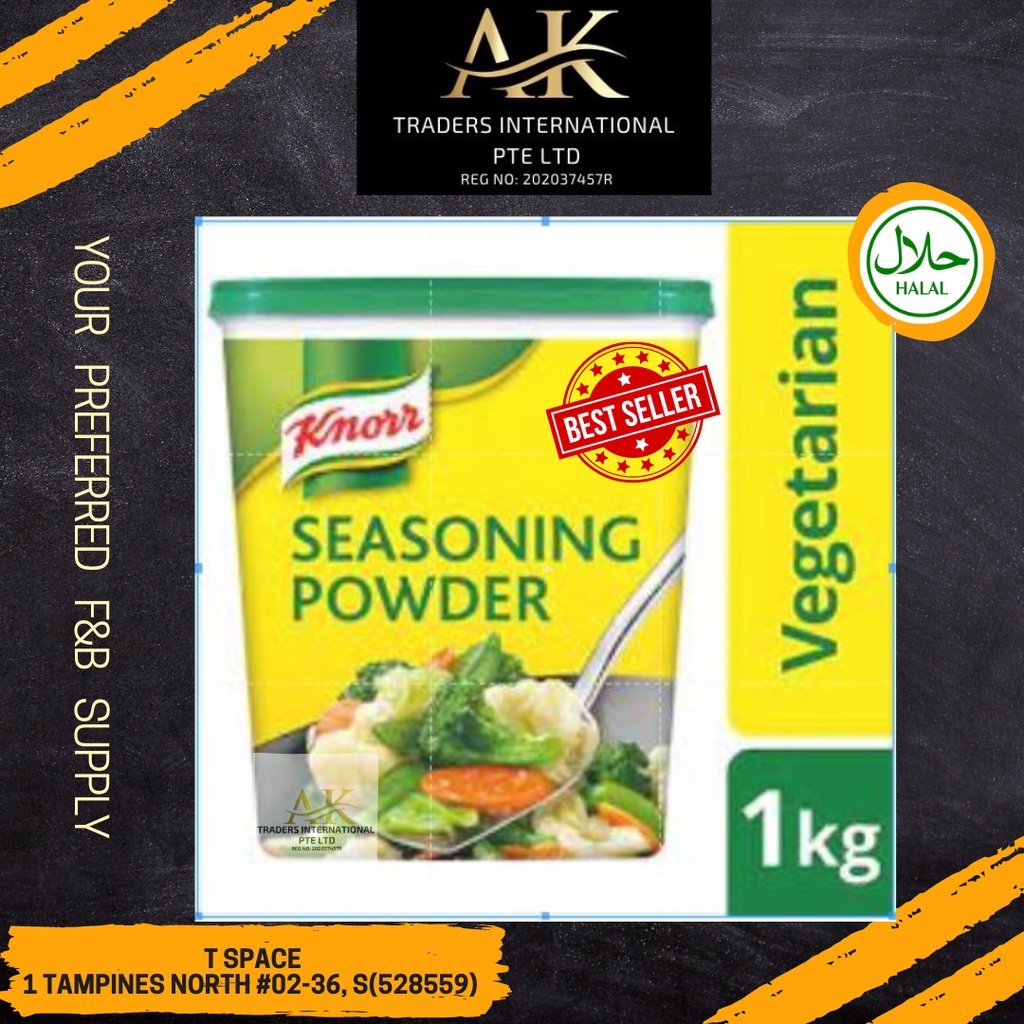 KNORR VEGETARIAN SEASONING POWDER 1KG HALAL Shopee Singapore