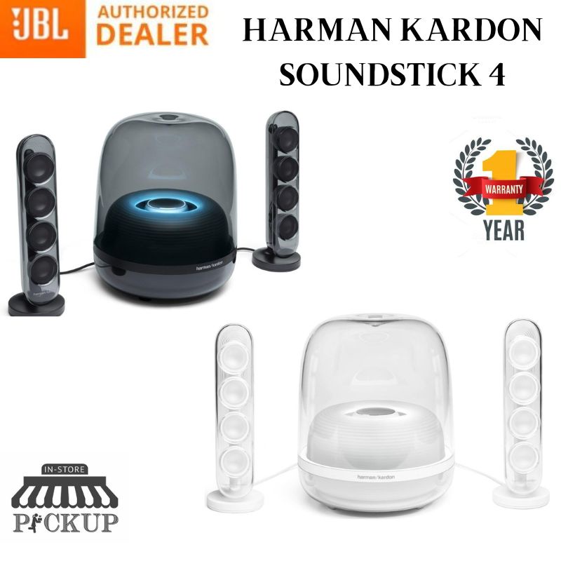 Harman Kardon Soundstick 4 Bluetooth Speaker System 1 Year Official