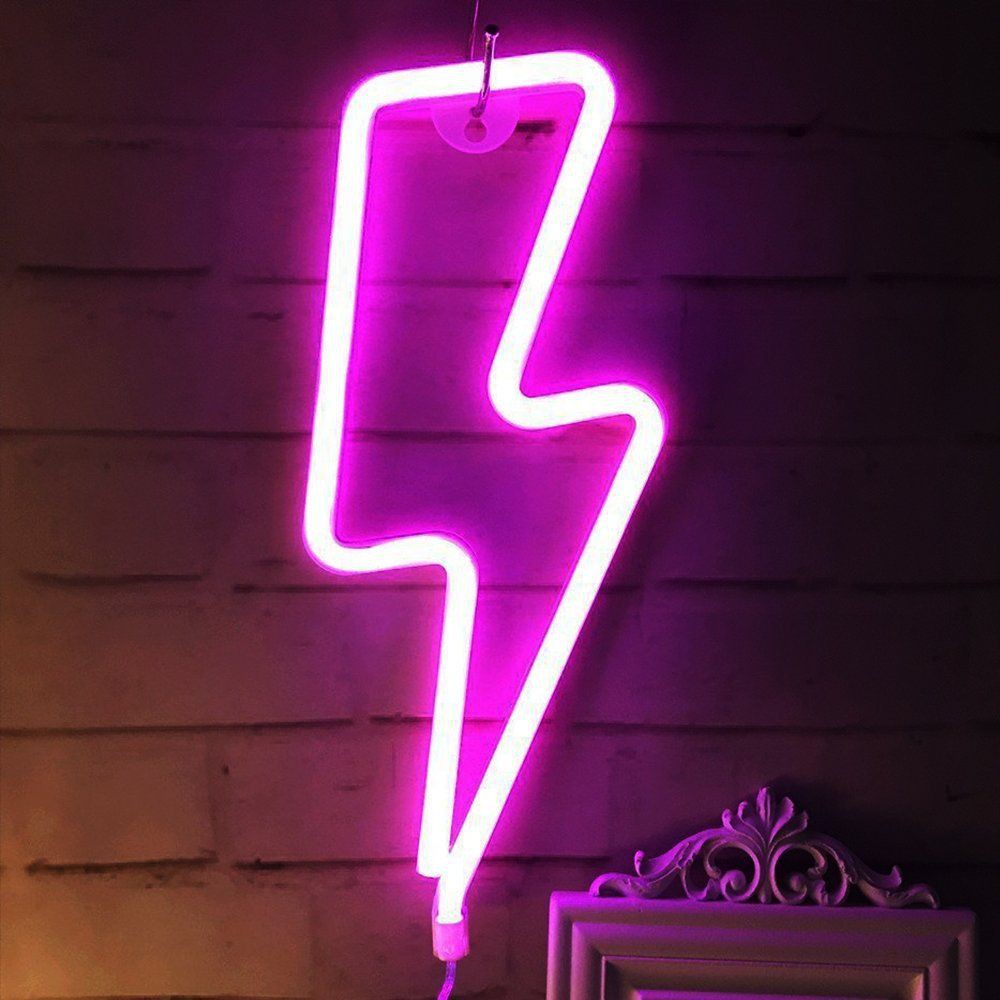 [Starzdeals] Thunder Neon Light, Powered by USB / Battery Operated