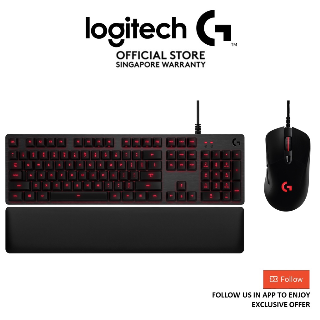 Logitech G G400 Series Bundle G413 Carbon Backlit Mechanical Gaming