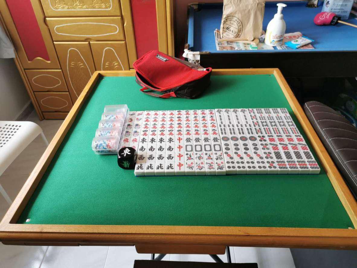 A1 High Quality SINGAPORE USE Premium Mahjong Set 2 Tone Made in Hong