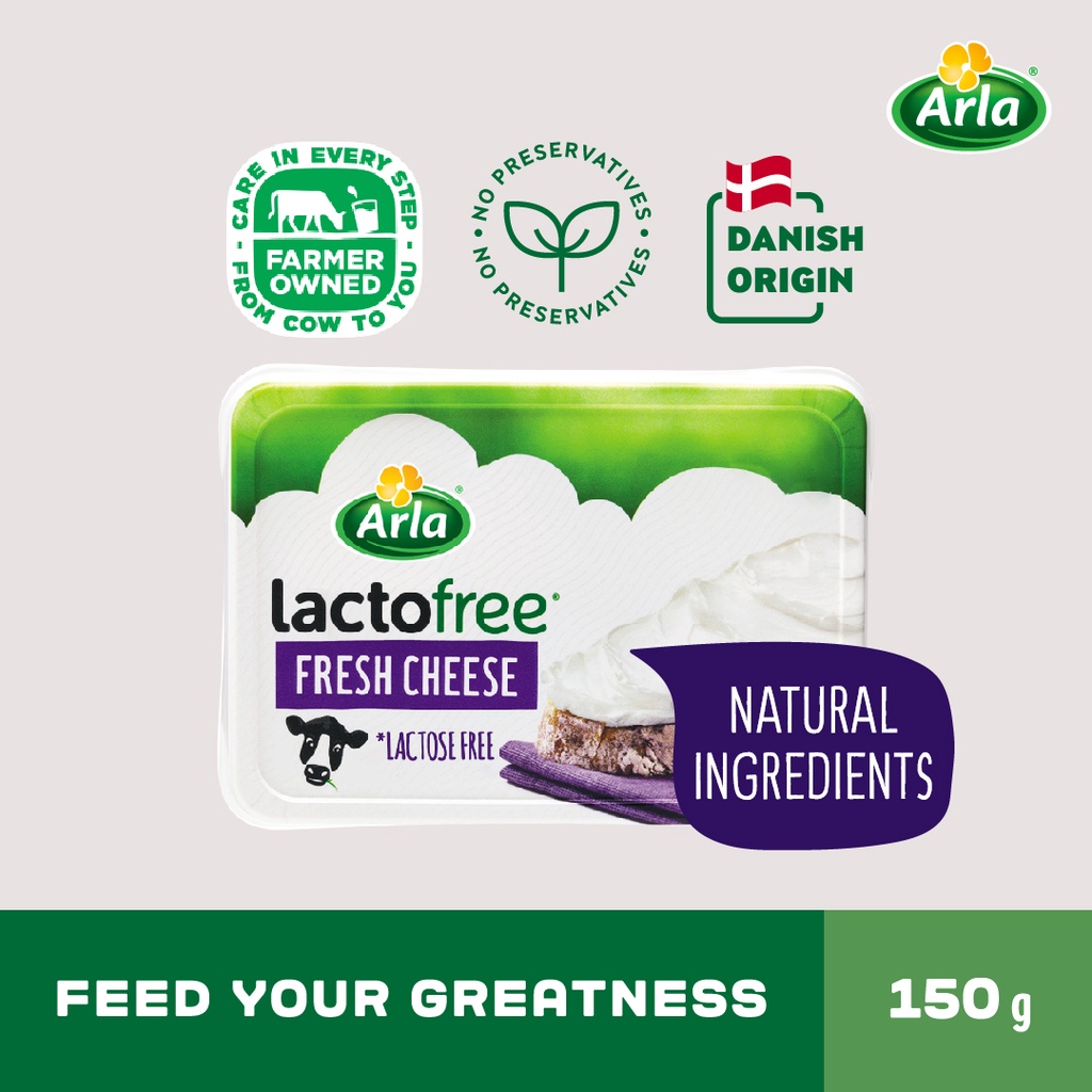 Arla Lacto Free Cream Cheese 150g Shopee Singapore