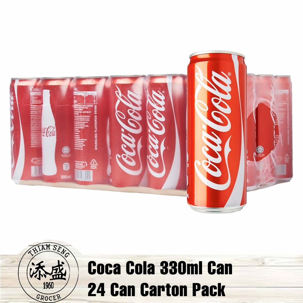 Coca Cola 320ml x 24 Can Carton Pack Coke Soft Drink [LOCAL SUPPLIER