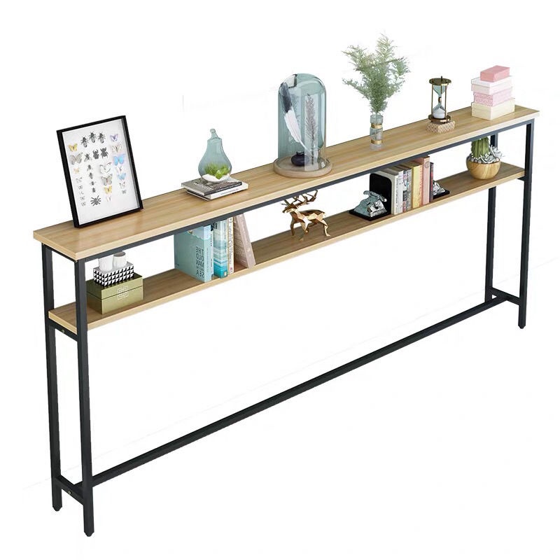 WEILIANG Behind The Sofa Shelf Long Table Narrow Table Wall Table