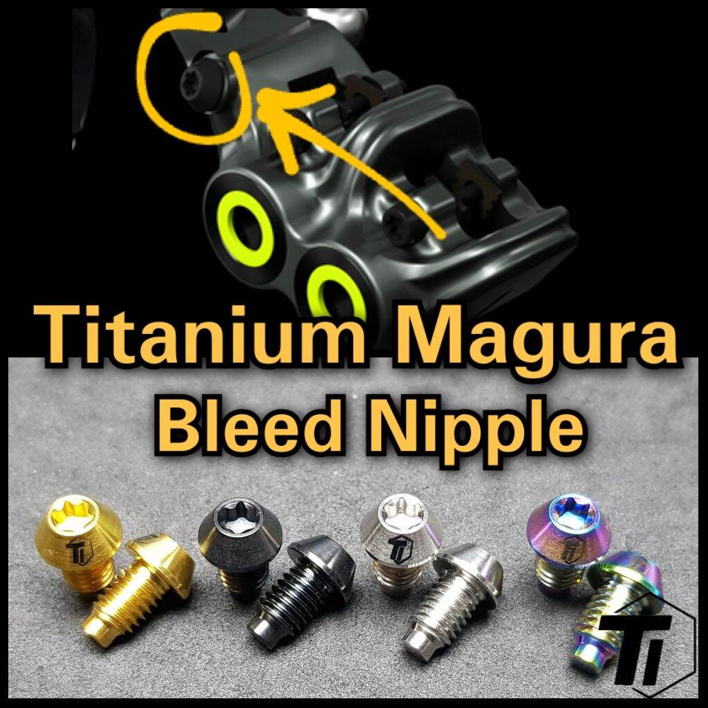 Titanium bolt bleed nipple for Magura Brake MT2 MT5 MT5e MT7 MT8