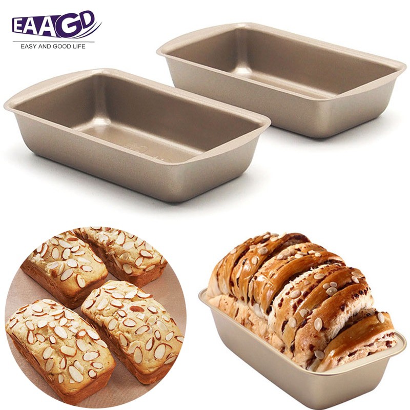 Nonstick 5 Inch Mini Rectangular Loaf Pan, Heavyduty Carbon Steel FDA