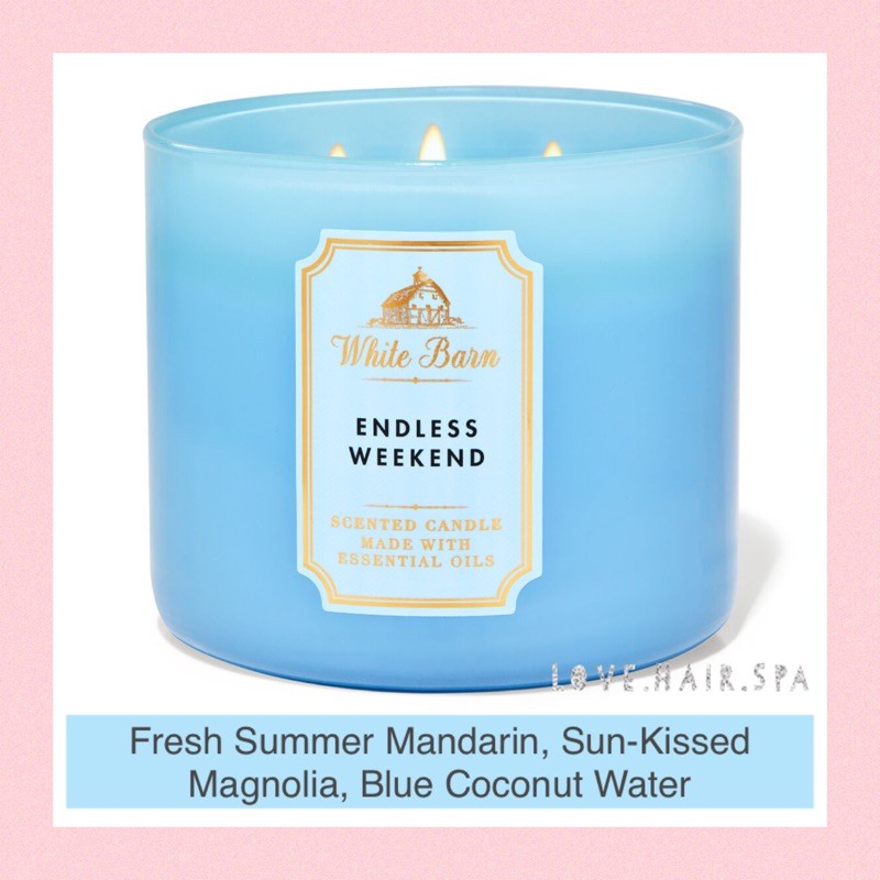 Bath Body Works White Barn Sun Drenched Linen Single Wick Scented Candle With Essential Oils Oz