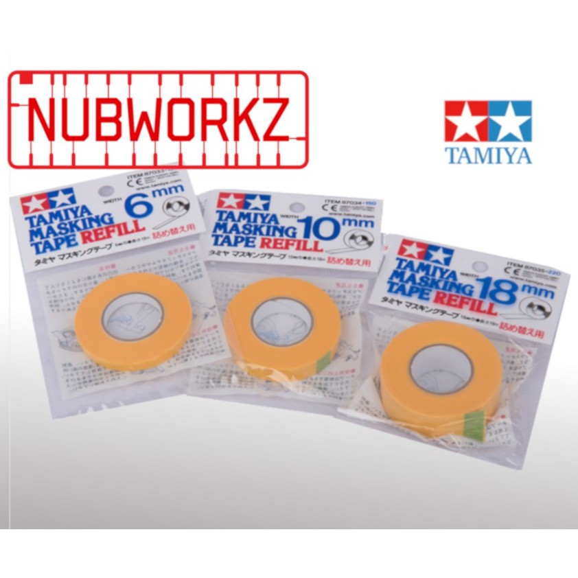 [SG LOCAL STOCKS] Original TAMIYA Masking Tape Refill 6mm 10mm 18mm For