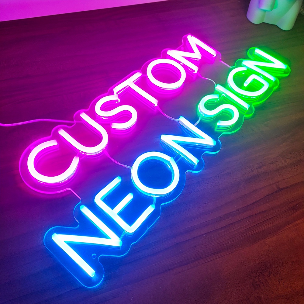 Custom Wedding LED Neon Signs Personalized Gifts Wall Decor Light Up