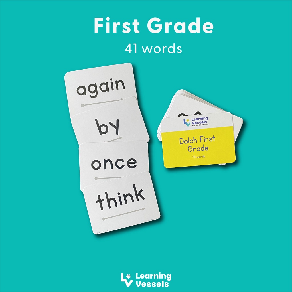 First Grade Sight Words Flash Cards *Sg Seller* Preschool Dolch List For Children Early Learning 41 Words | Shopee Singapore