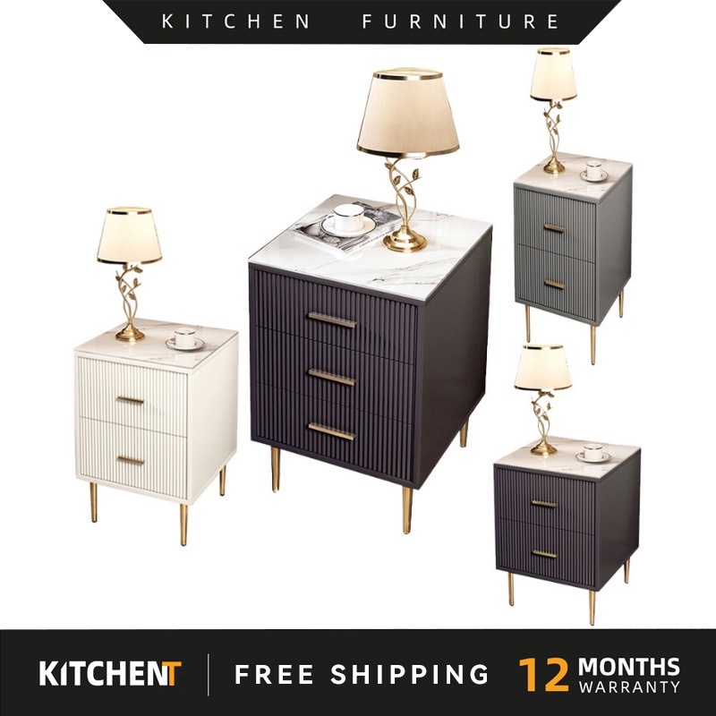 Bedside Table Home Slate Side Table Bedroom Luxury Bedside Mini