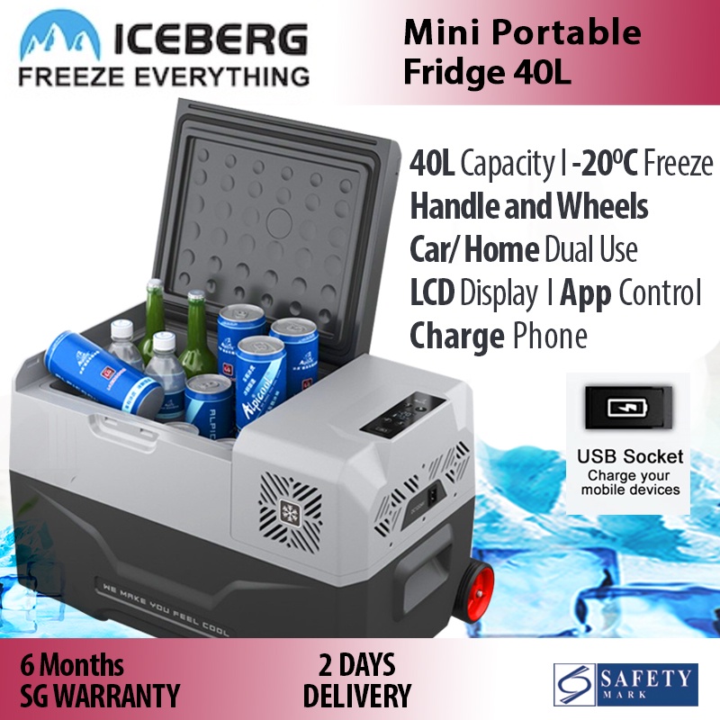 Mini Portable Fridge Refrigerator 40L/30L Iceberg Car Portable Fridge Refrigerator/Home/Car