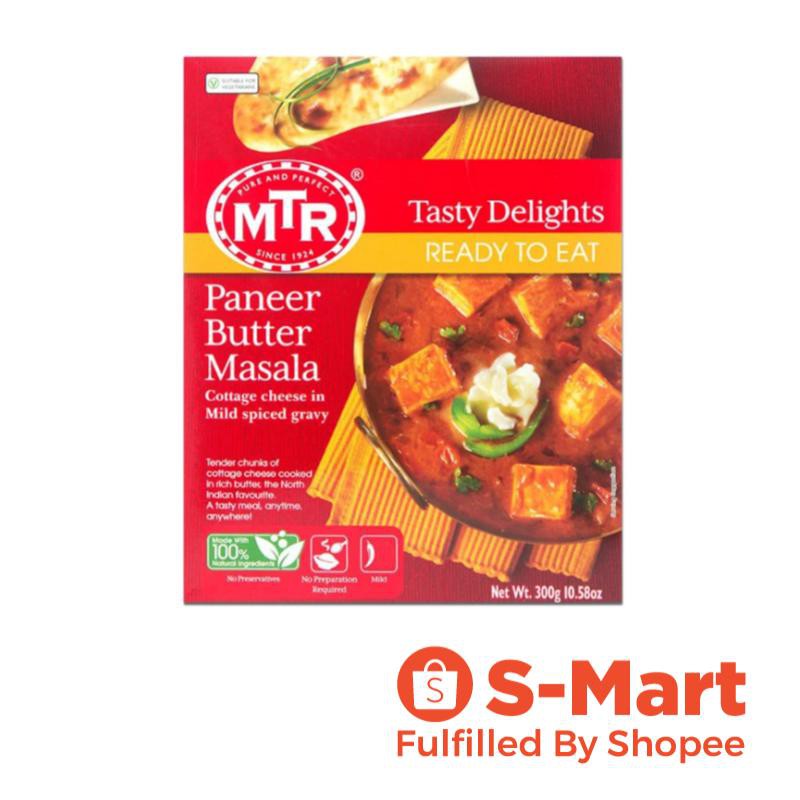 MTR Ready To Eat Paneer Butter Masala 300g Sonnamera Shopee Singapore