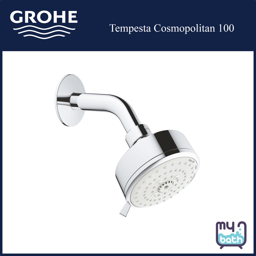 Grohe 26090001 New Tempesta Cosmopolitan 100 Head Shower Set Shopee