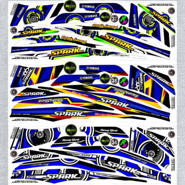 Sticker Striping Variations of Jupiter Z New 20102013