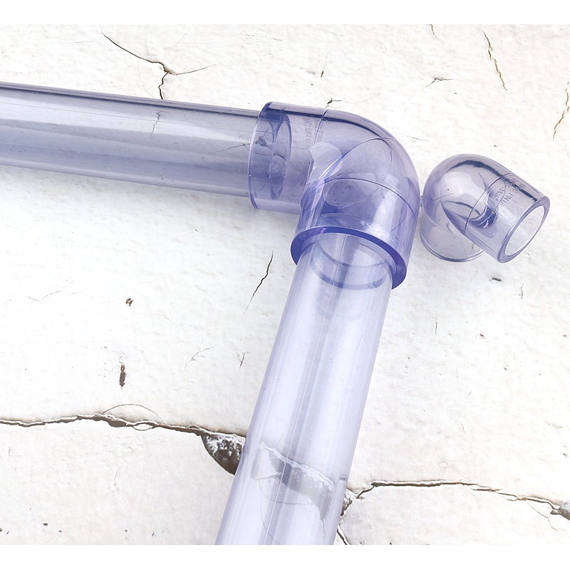 90MM PVC Pipes DN80 And Clear PVC Pipe Fittings Tee Reducer, 55 OFF