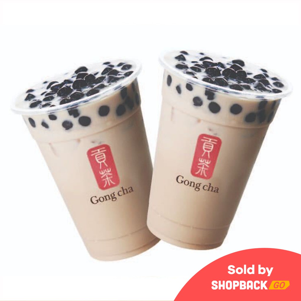 [Gong Cha] 2 x Pearl Milk Tea (Medium) Shopee Singapore