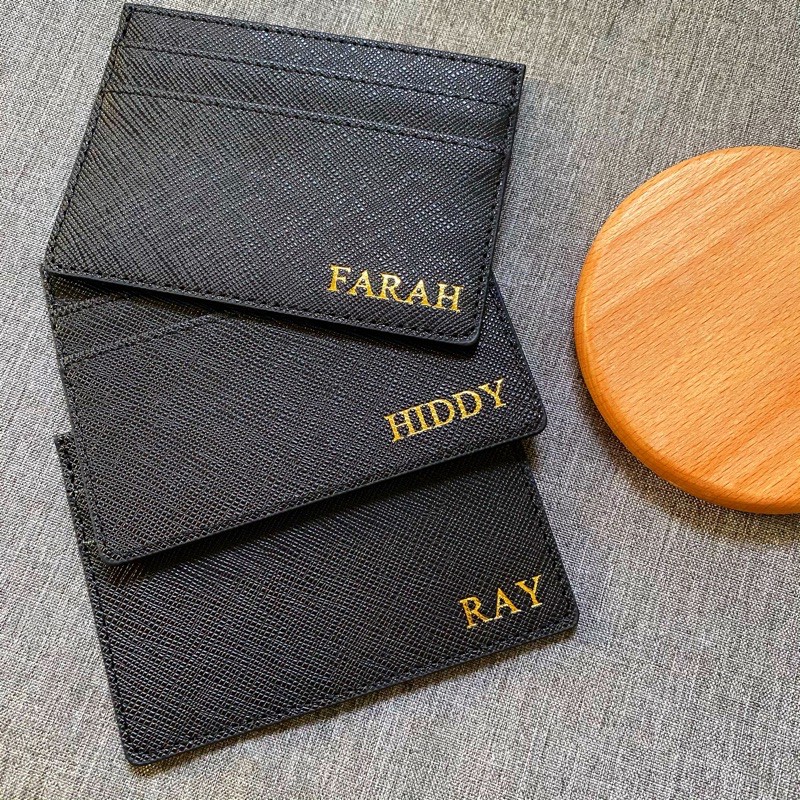 [SG SELLER] CHEAPEST Personalised CardHolder / Card Pouch / Emboss Name