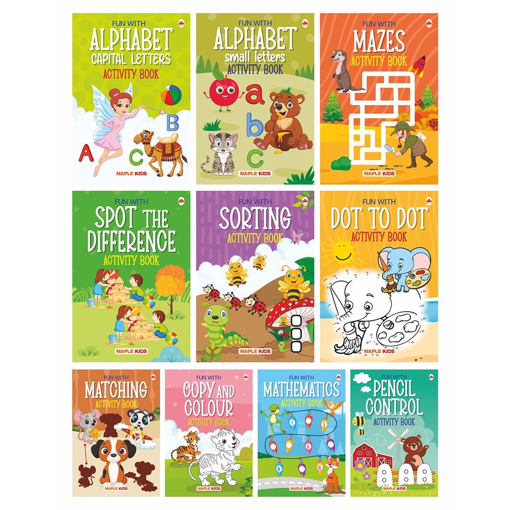 Activity Book/Mini Activity Book for Age 3 to 4 Years/Demy Size/ for