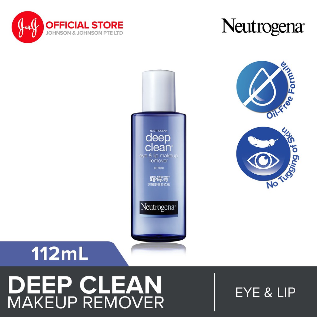 Neutrogena Deep Clean Lip And Eye Makeup Remover 112ml Shopee Singapore
