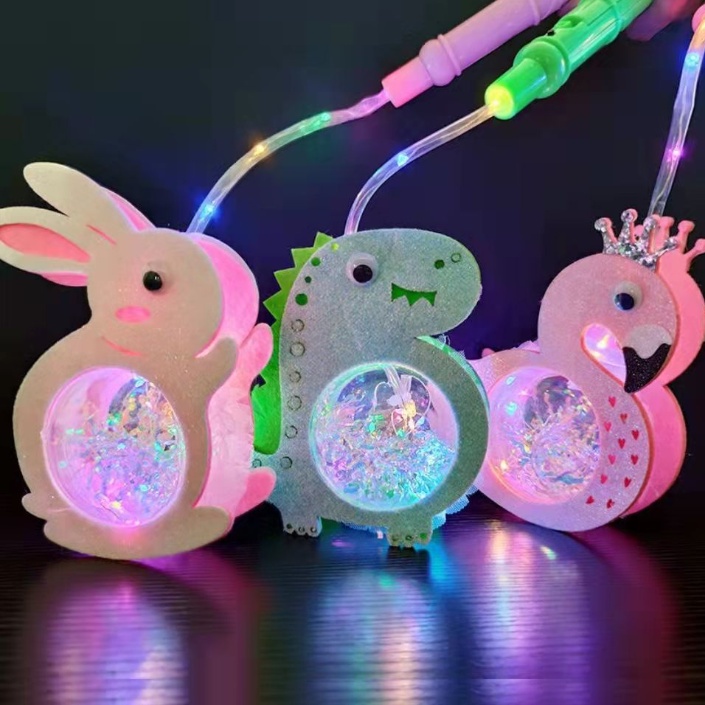 Cute Cartoon Midautumn Festival LED Lantern Animal Rabbit Light