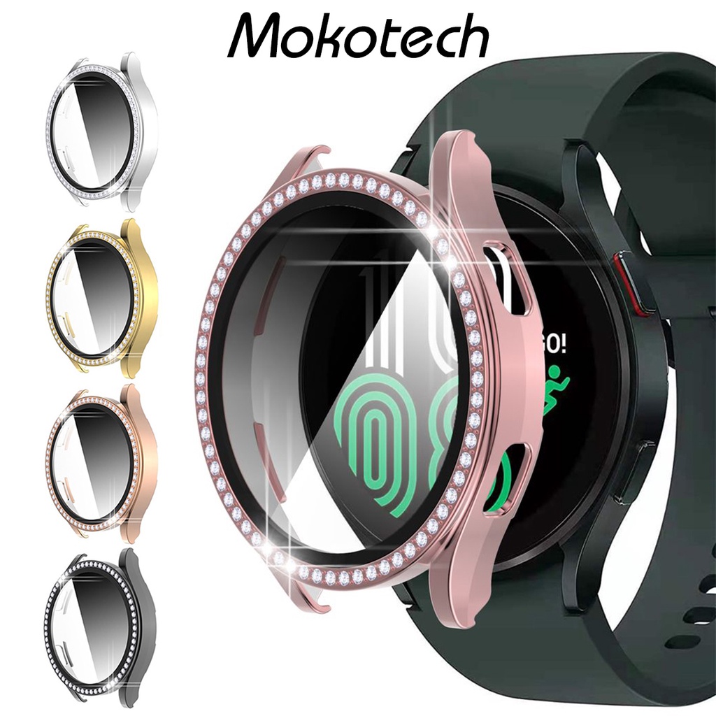 NINKI [2Pack] Samsung Galaxy Watch 4 40mm 44mm Case with Screen