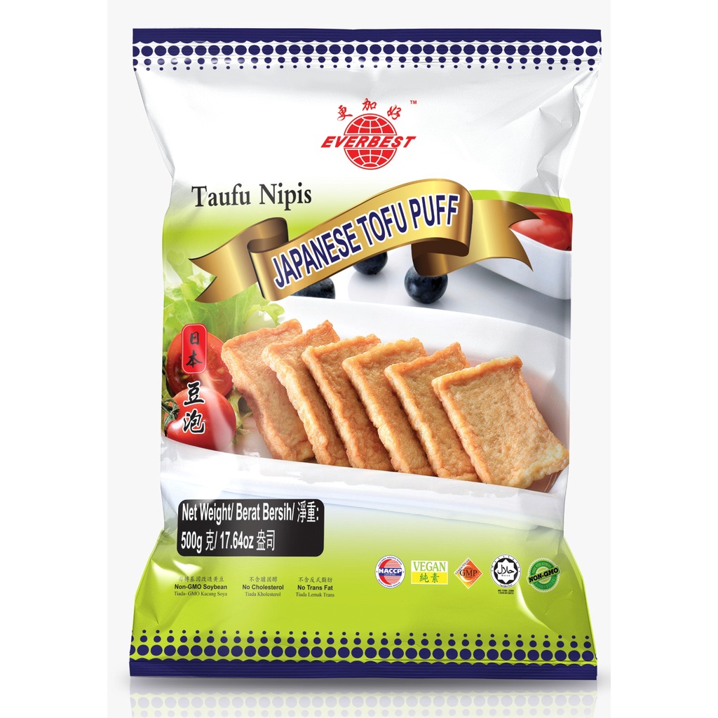 Everbest QQ Japanese Tofu Puff (500g) (Savour Gourmet) Shopee Singapore