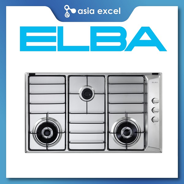 ELBA EHS 935D1 SB 3 BURNER STAINLESS STEEL BUILTIN HOB Shopee Singapore