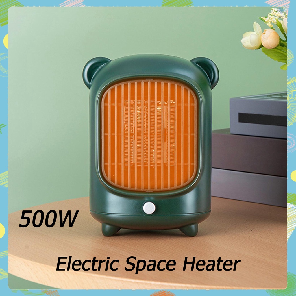 500W Electric Space Heater PTC Fast Heating Safe Heater Constant