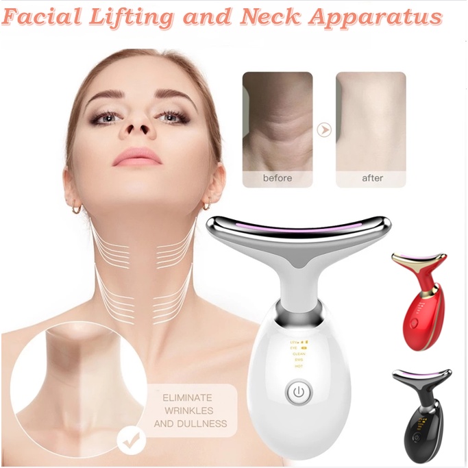 Neck Beauty Device Removal Double Chin Therapy Facial Lifting Vibration