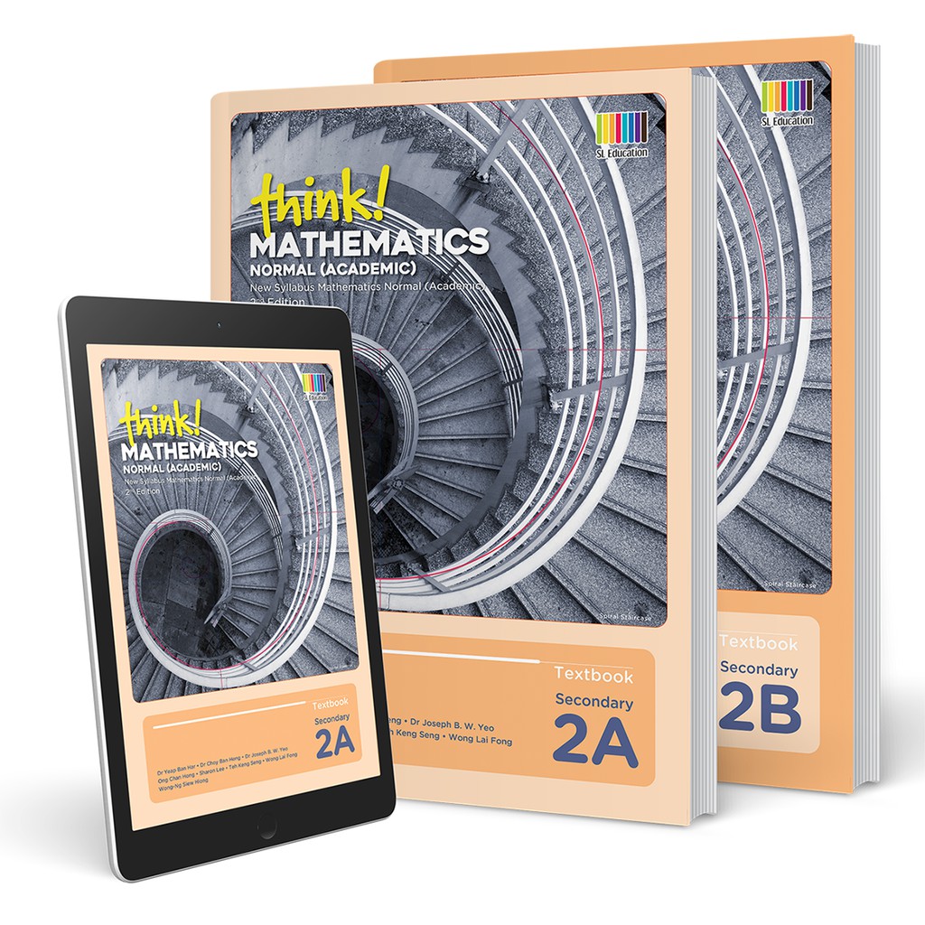 think! Mathematics Secondary Normal (Academic) Textbooks 2A & 2B (Print