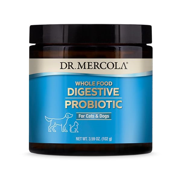 Dr. Mercola Whole Food Digestive Probiotic for Cats & Dogs (102g