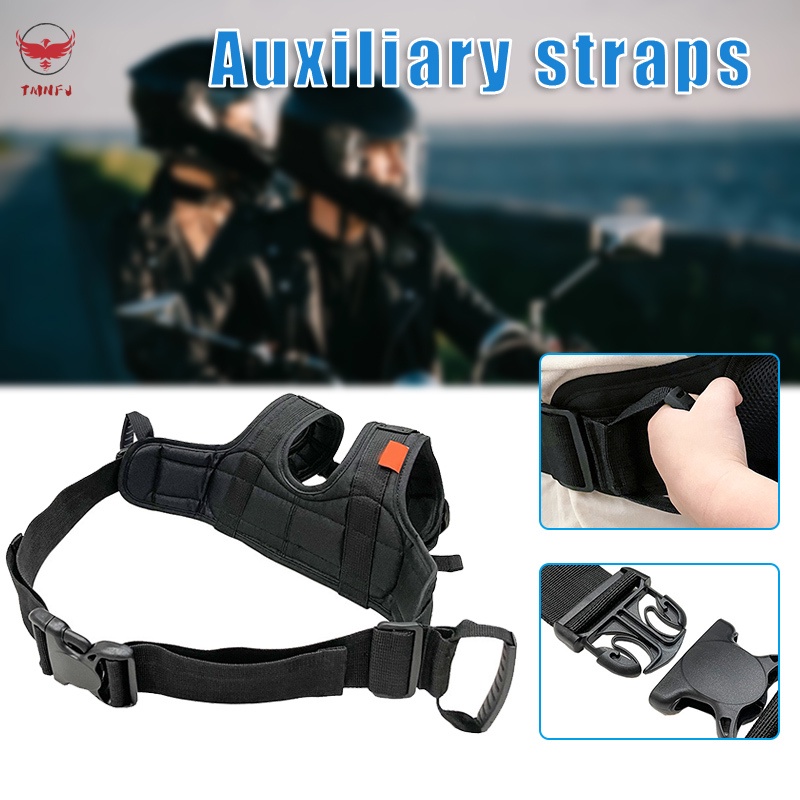 Safety Belt For Motorcycle And Scooter, Adjustable Grab Handle Children