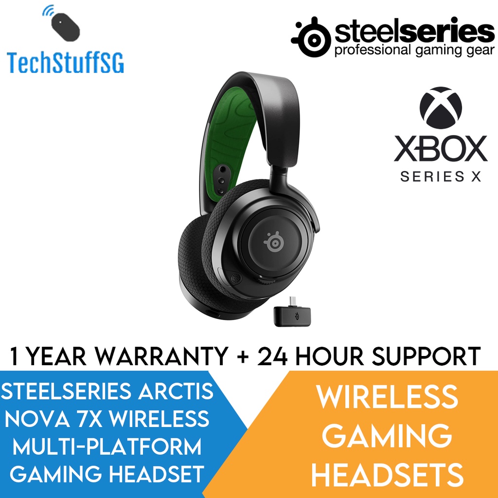 SteelSeries Arctis Nova 7X Wireless MultiPlatform Gaming & Mobile