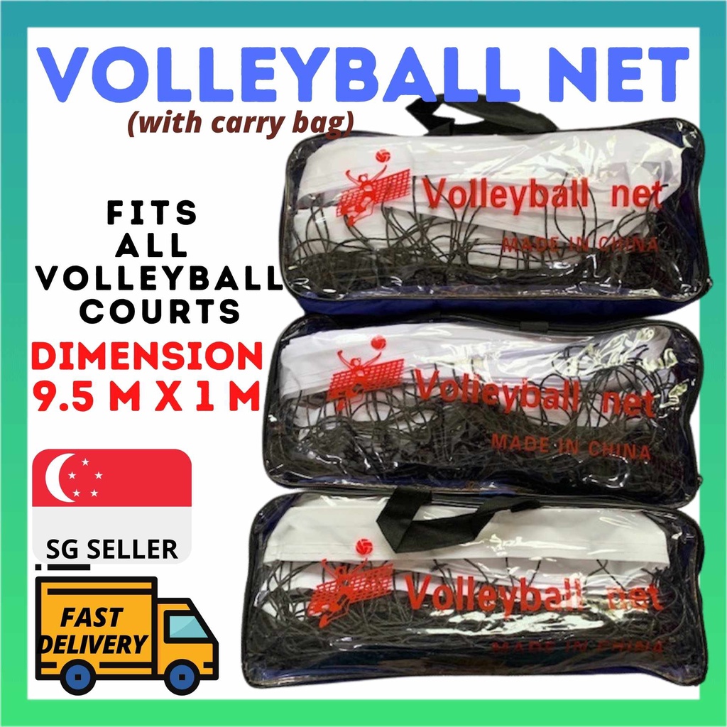[OFFER 18.9] BRAND NEW VOLLEYBALL NET VOLLEY BALL NETS STANDARD SIZE