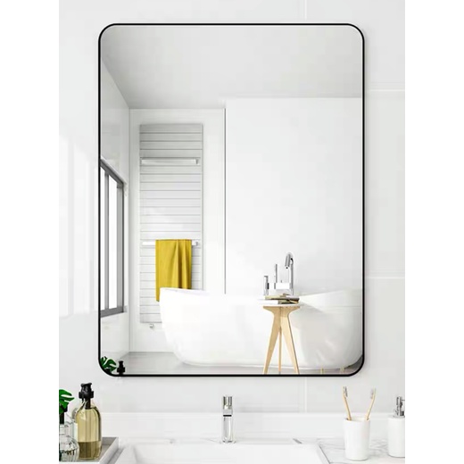 Bathroom Mirror No Drill Wall Hung Mirror Wall Mount Shopee Singapore