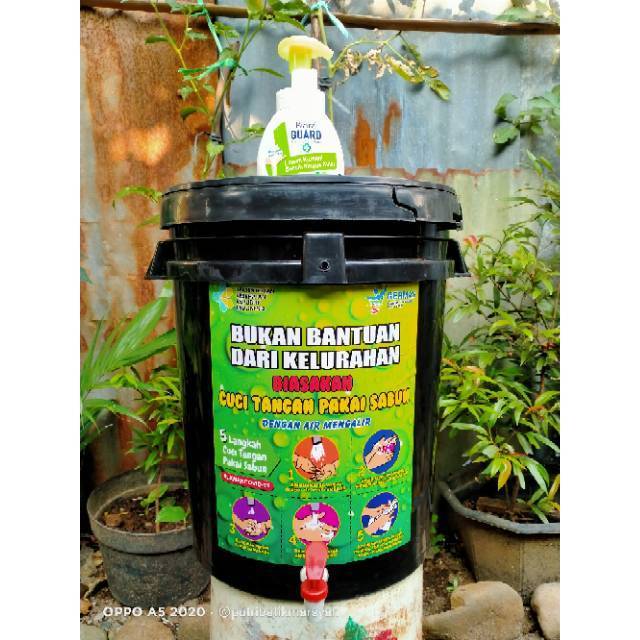 Portable Water Container For Hand Washing And Ablution Complete With Lid And Faucet Shopee