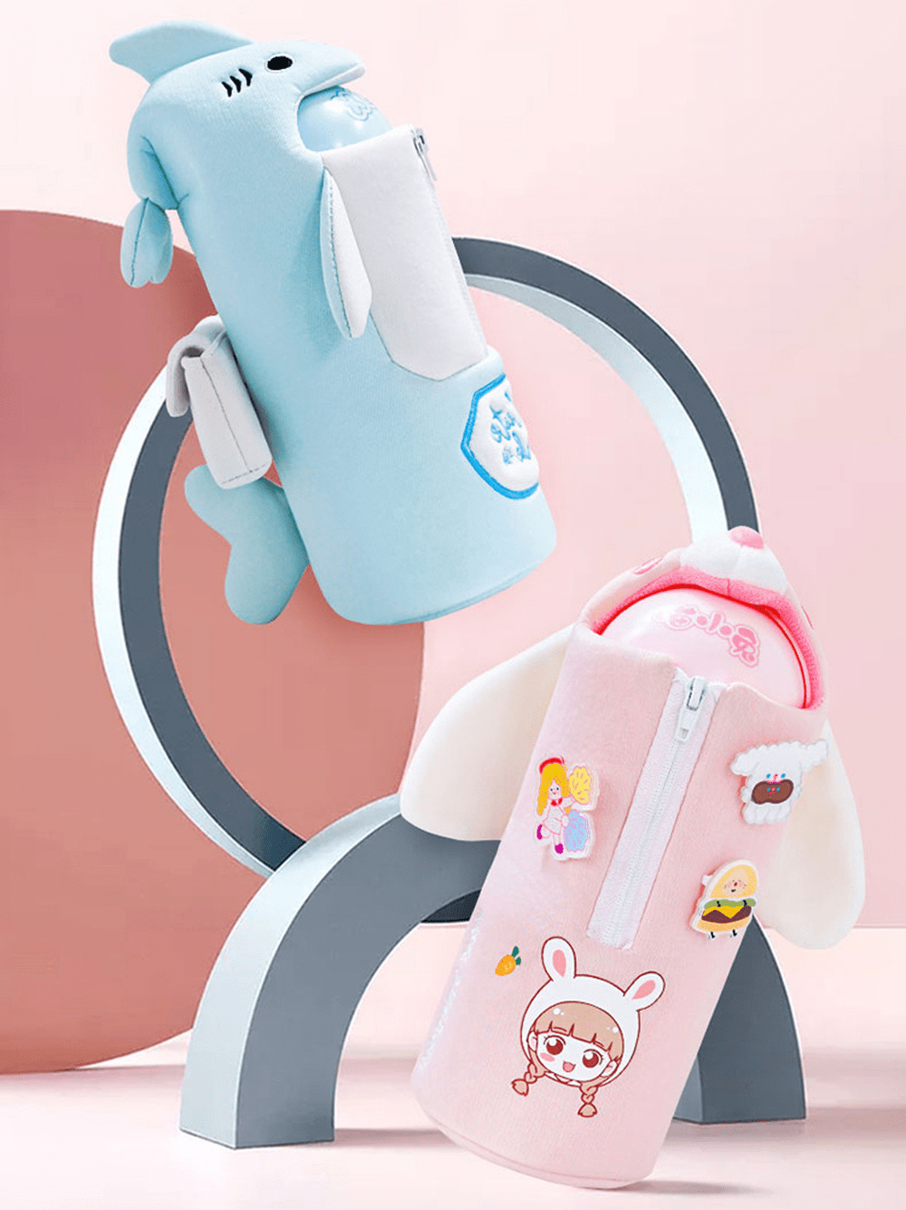 Smiggle Pencil Case Typo Pencil Case Men and Women Cute Doll Stationery