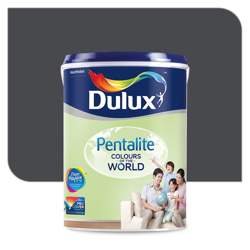 Dulux Pentalite Interior Wall Paint Smooth Matt Finish(Noble Grey