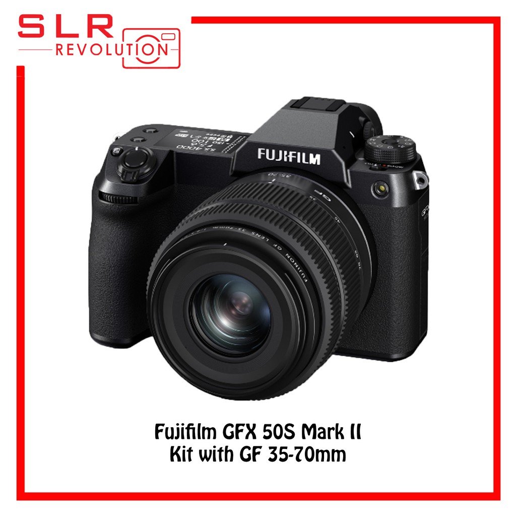 Fujifilm GFX 50S Mark II Medium Format Mirrorless Camera [1 Year